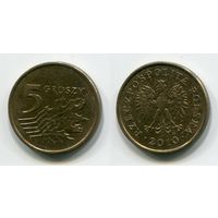 Польша. 5 грошей (2010, XF)