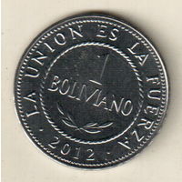Боливия 1 боливиано 2012