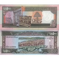 Ливан 500 Ливров 1988 UNC П2-89