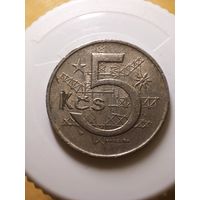 Чехословакия 5 крон 1966 год