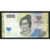 Индонезия 1000 рупий 2022 г. P162. Серия DAL. UNC