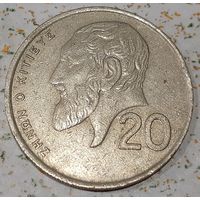 Кипр 20 центов, 1993 (3-8-110)