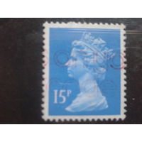 Англия 1979 Королева Елизавета 2  15 пенсов