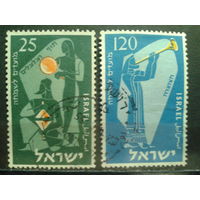 Израиль 1955 Еврейский фестиваль, муз. инструменты