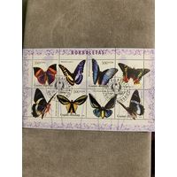 Гвинея Бисау 2006. Бабочки. Малый лист