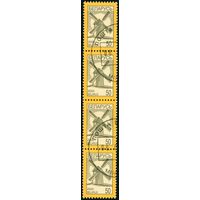Четвертый стандартный выпуск Беларусь 2000 год (378) сцепка из 4-х марок