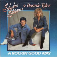 Shakin' Stevens & Bonnie Tyler - A Rockin' Good Way - SINGLE - 1983