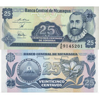 Никарагуа 25 Центаво 1991 UNС П1-375