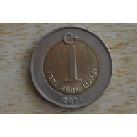 Турция 1 лира 2006