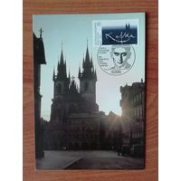 ФРГ 1983 Карт максимум марки "100-летие со дня рождения писателя Франц Кафка" Mi. 1178