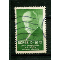 Норвегия - 1935 - Фритьоф Нансен 10+10 - [Mi.172] - 1 марка. Гашеная.  (LOT P18)