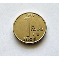Бельгия 1 франк, 1997 Надпись на голландском - 'BELGIE'