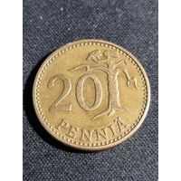 Финляндия 20 пенни 1971