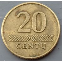 Литва 20 центов 1999. Возможен обмен