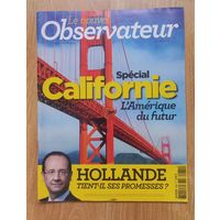 Журнал Le nouvel observateur, на французском языке