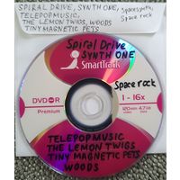 DVD MP3 дискография SPIRAL DRIVE, SYNTH ONE, TELEPOPMUSIC, THE LEMON TWIGS, TINY MAGNETIC PETS, WOODS (Psychedelic/ space rock, spacesynth) - 1 DVD