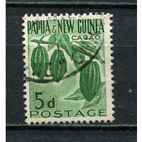 Папуа Новая Гвинея - 1952/1960 - Какао-бобы 5Р - [Mi.9] - 1 марка. Гашеная.  (LOT FF18)-T10P11