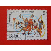 Куба 1986 г. Спорт.