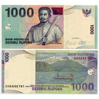 Индонезия. 1000 рупий (образца 2000 года, выпуск 2005, P141f, UNC)