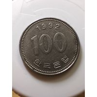 Южная Корея 100 вон 1992 год