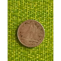 Канада 10 центов 1965 г