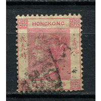 Британский Гонконг - 1882/1883 - Королева Виктория 2С - [Mi.35a] - 1 марка. Гашеная.  (LOT T14)