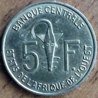 Западная Африка 5 франков 2014