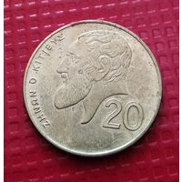 Кипр 20 центов 1998 г. #30107