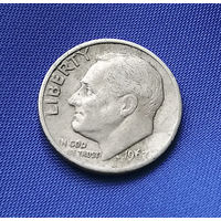 10 центов 1967 (дайм) США #02