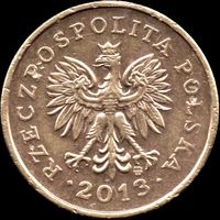 Польша 1 грош 2013 г. Y#276 (22-3)