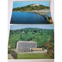 2 чистые почтовые маркированные открытки с видами Хосты 1974г.