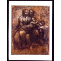 Микеланджело - Мария и Анна с детьми