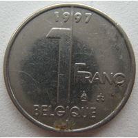 Бельгия 1 франк 1997 г. Belgique.  (g)
