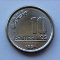 Уругвай 10 сентесимо. 1994