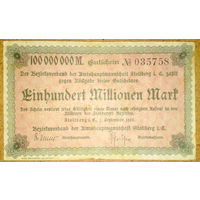 Штолльберг 100млн. марок 1923г.