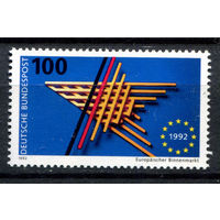 Германия - 1992г. - Европейский внутренний рынок - полная серия, MNH с отпечатком [Mi 1644] - 1 марка