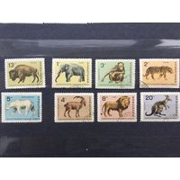 Болгария 1966 год. Софийский зоопарк (серия из 8 марок)