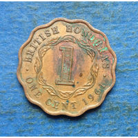 Британский Гондурас колония 1 цент 1961