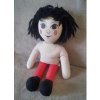 Тряпичная кукла Джим, высота 40 см