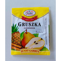 Чай Malwa Gruszka z ananasem (фруктовый). Польша. 1 пакетик