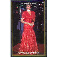 Нигер - 1997г. - принцесса Диана - 1 блок - MNH. Без МЦ!