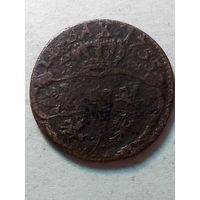1 грош Польша 1755
