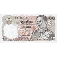 Таиланд 10 бат образца 1980 года UNC p87(12)