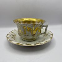 Старинная чайная пара C. Tielsch & Co. Германия. Арт 1849