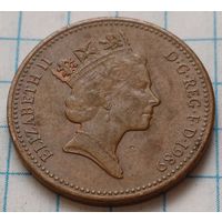 Великобритания 1 пенни, 1989     ( 2-6-1 )