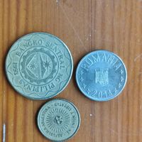 Аргентина 5 центов 1993, Филиппины 5 песо 2001, Румыния 10 бани 2014,  -26