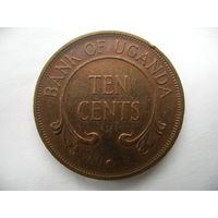 10 центов 1975 Уганда