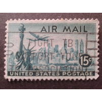 США 1947 авиапочта, статуя Свободы