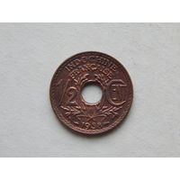 Французский Индокитай 1/2 цента 1938г