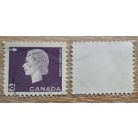 Канада 1963 Королева Елизавета II. 3С. Mi-CA 350Ax.Цвет-темно фиолетовый